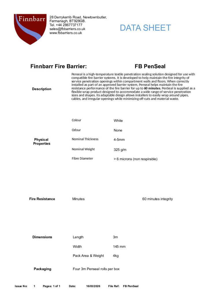 thumbnail of FB PenSeal – Technical Data Sheet